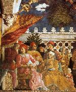 Andrea Mantegna The Court of Gonzaga oil on canvas